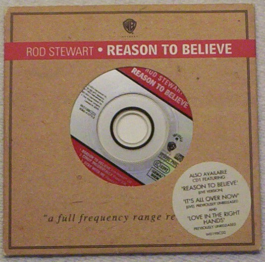 Stewart, Rod - Reason To Believe Cd Single - Tracks: 1. Reason To Believe (live 2: Cindy Incidentally (faces 3: St)